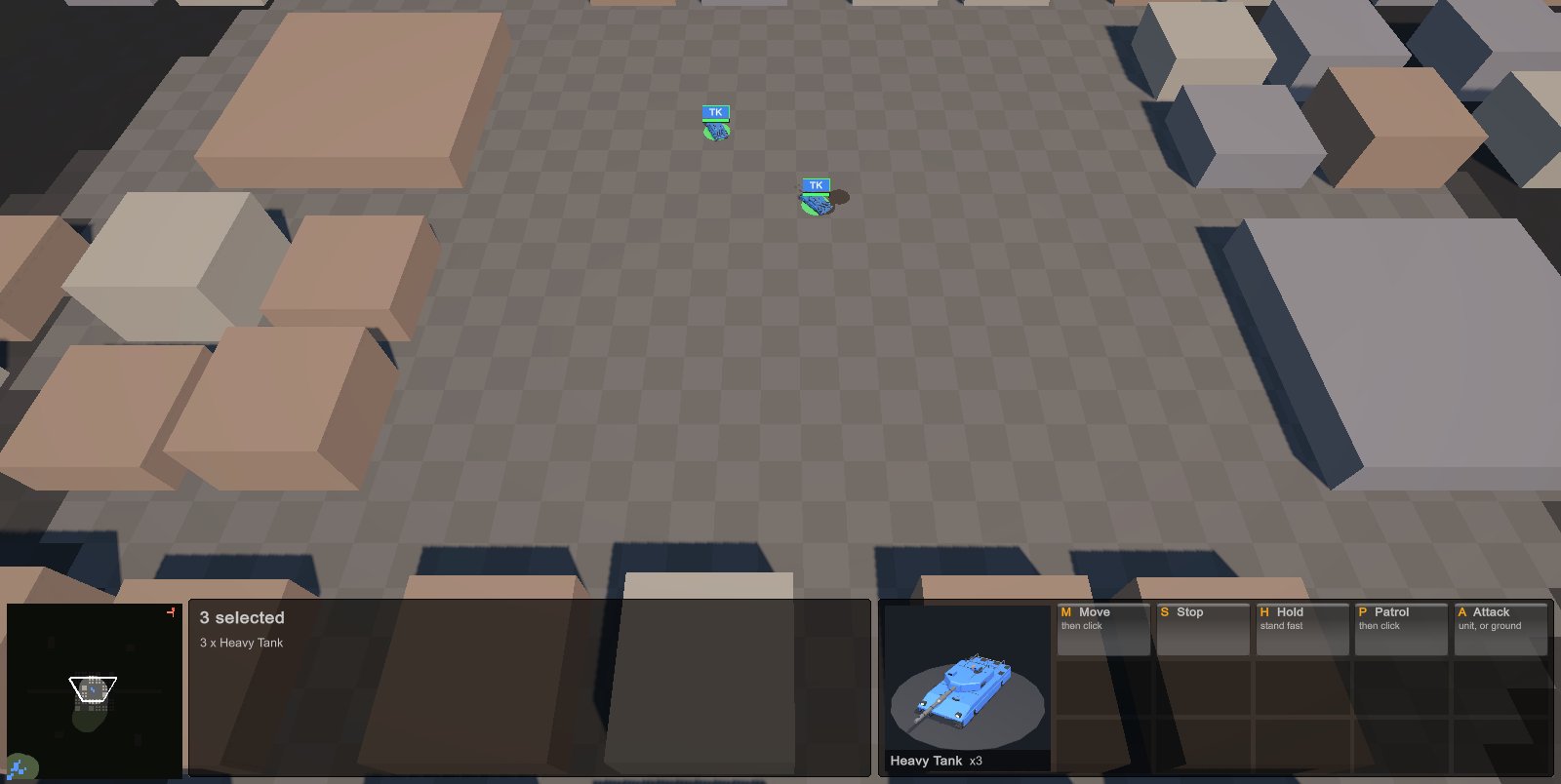 Human heavy tanks in the central pass of the map, a No pen label over one where a shot bounced off its front armour